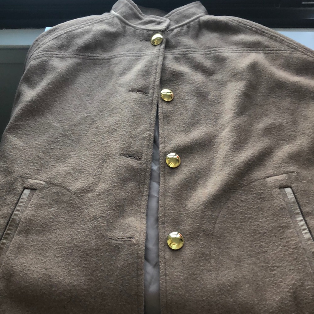 Wool poncho